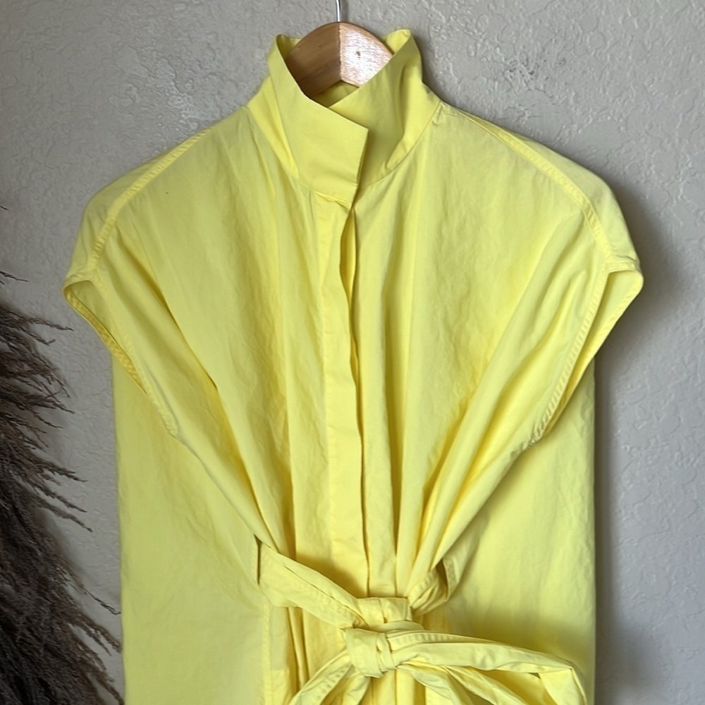 Sofie d’hoore yellow belted shirt dress - Picture 4 of 13